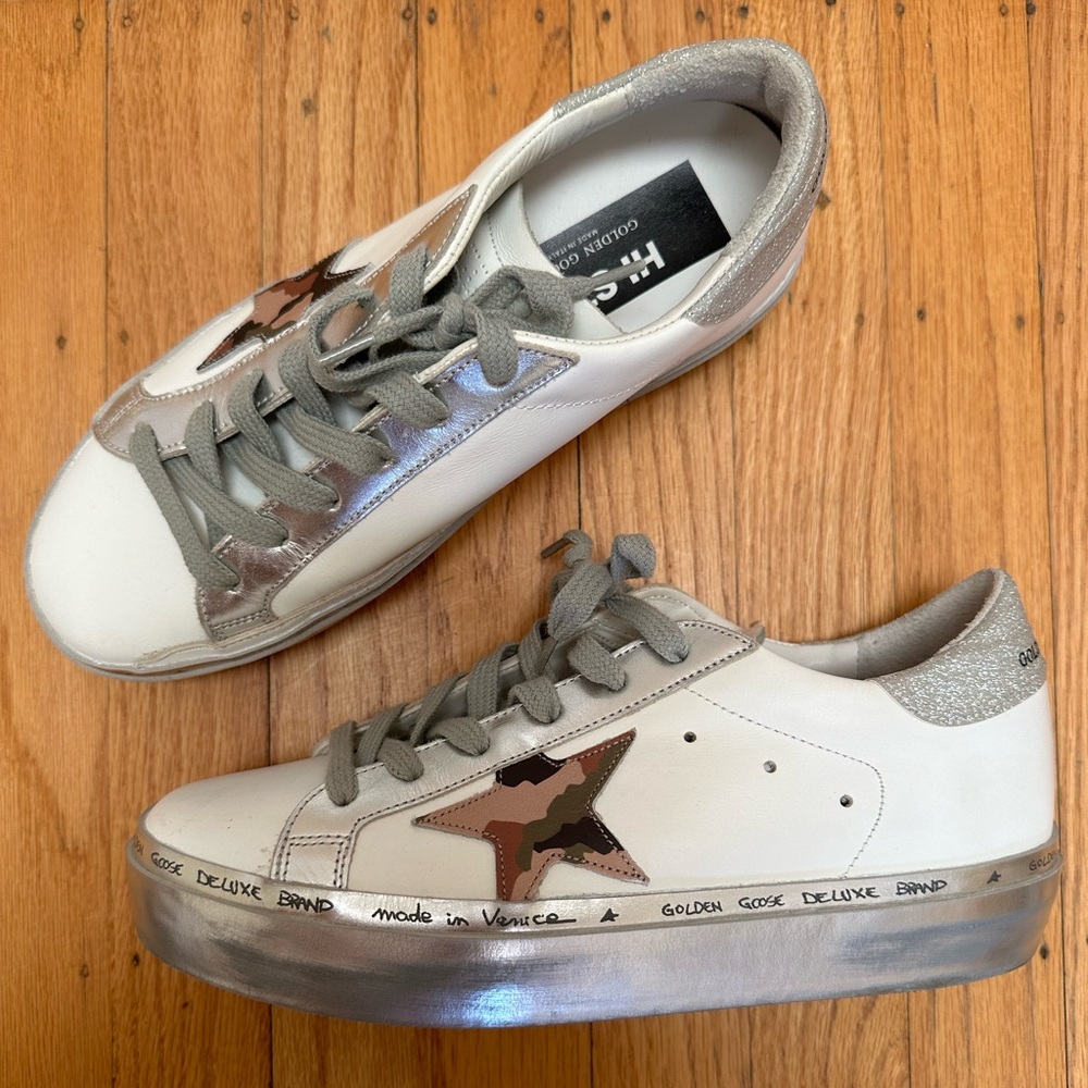 Golden Goose Hi Star sneaker size 37.